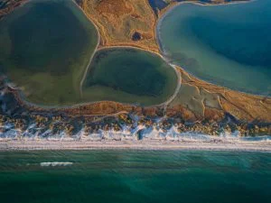 Супутниковий знимок Кінбурнської коси