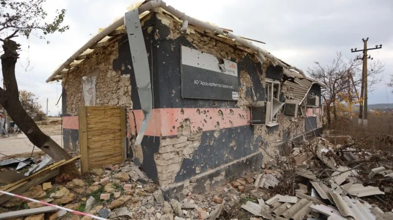 На Херсонщині окупанти зруйнували і замінували вапняковий кар’єр вапняковий кар’єр