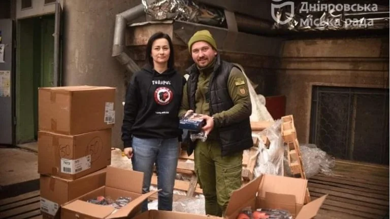 Жителі Херсонської області отримали від Дніпропетровщини 20 тонн продуктів