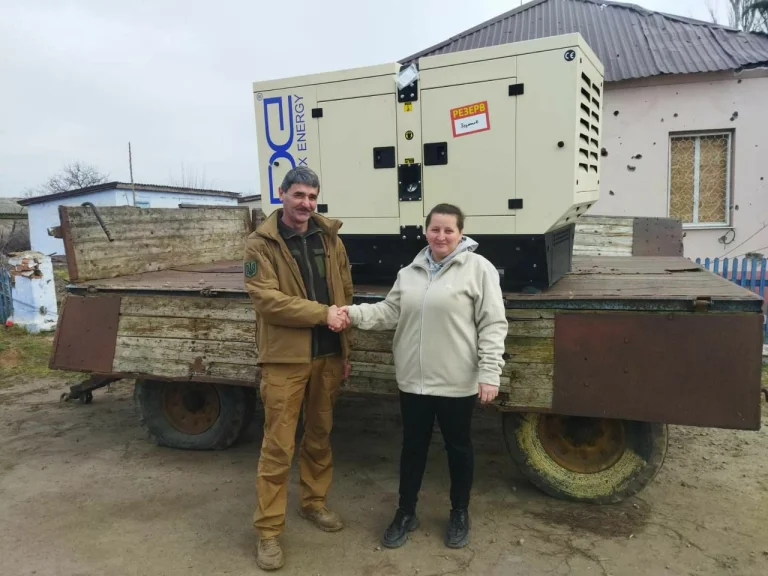 В Олександрівку Станіславської громади доставили генератор та дрова