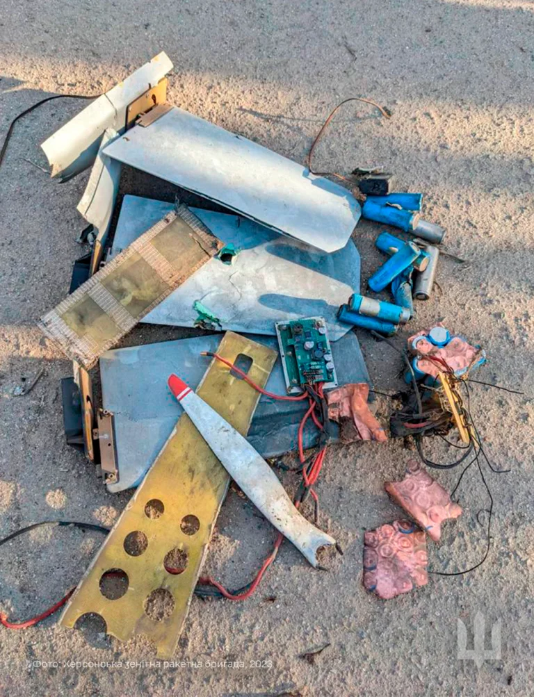На Херсонщині ЗСУ знищили ударний безпілотник росіян