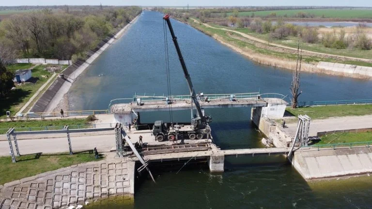 Матеріальні збитки, спричинені підривом дамби Північно-Кримського каналу на Херсонщині, становлять понад 22,6 млн. гривень