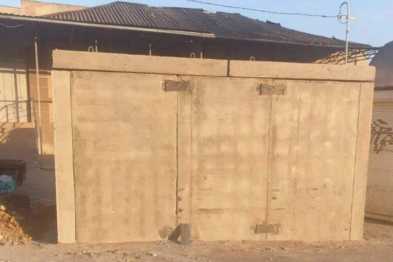 У Бериславі встановили укриття від обстрілів