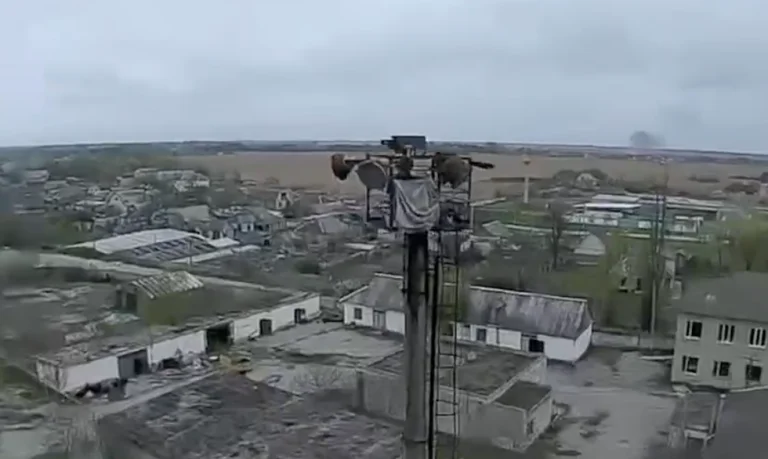Український безпілотник знищив російський спостережний комплекс (відео)