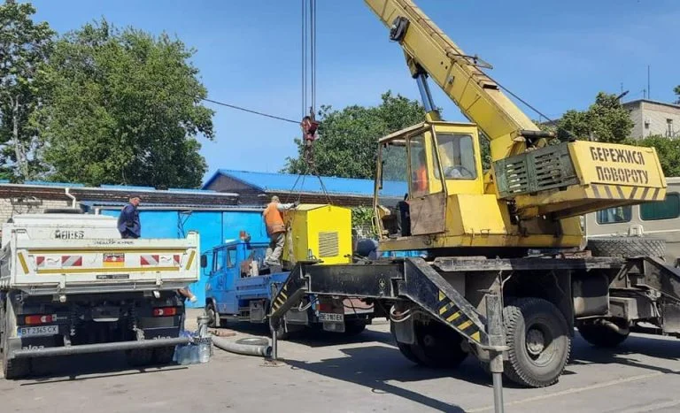 Херсонський водоканал отримав обладнання від сумських колег