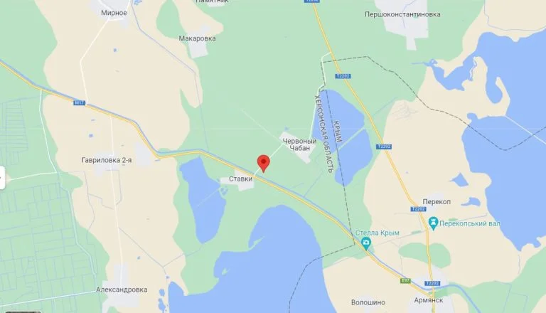 Росіяни встановлюють бетонні укріплення між Херсонщиною та Кримом