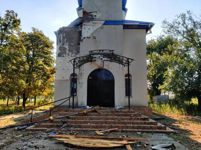 Учора на Херсонщині росіяни обстріляли церкву