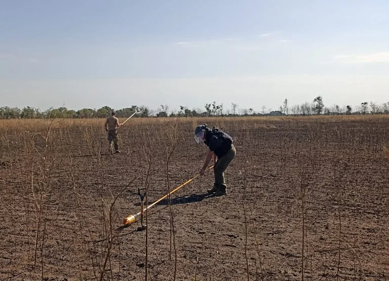 Піротехніки показали процес розмінування Херсонщини (фото, відео)