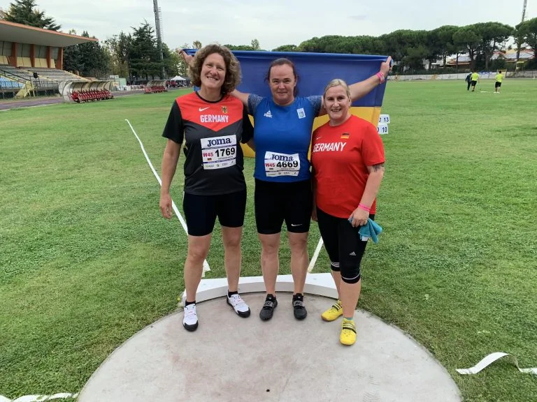 Херсонська спортсменка Тетяна Насонова виборола дві медалі на змаганнях з легкої атлетики серед ветеранів