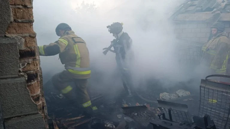 Сьогодні від російських обстрілів на території Херсонської громади виникло три пожежі