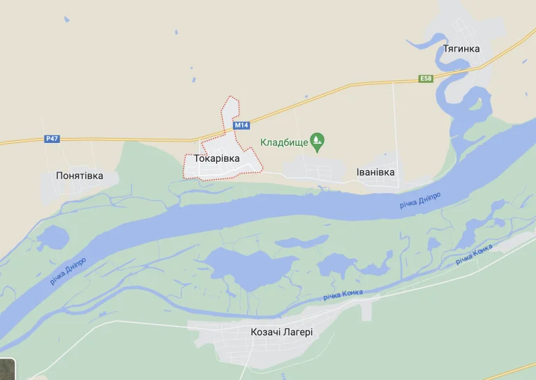 Унаслідок обстрілу Токарівки на Херсонщині постраждав чоловік