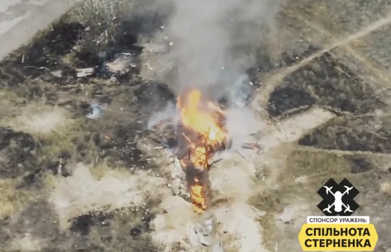 На лівобережжі Херсонщини ЗСУ влаштували пожежу в окопі росіян