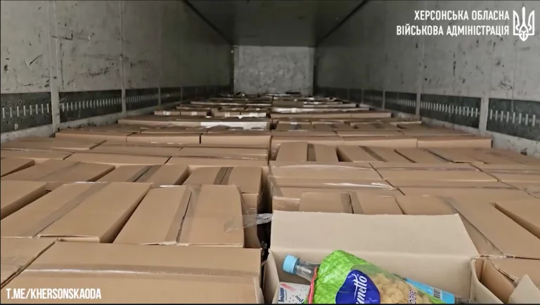 До обласного гуманітарного штабу надійшло 15 тонн продуктів