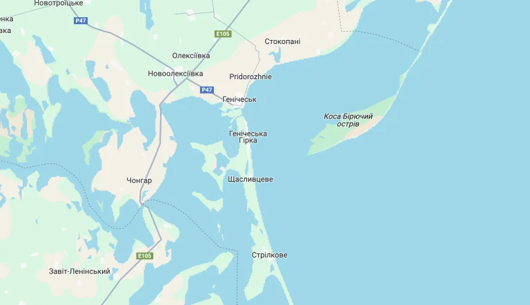 Через шторм повністю знеструмлено місто Генічеськ на Херсонщині