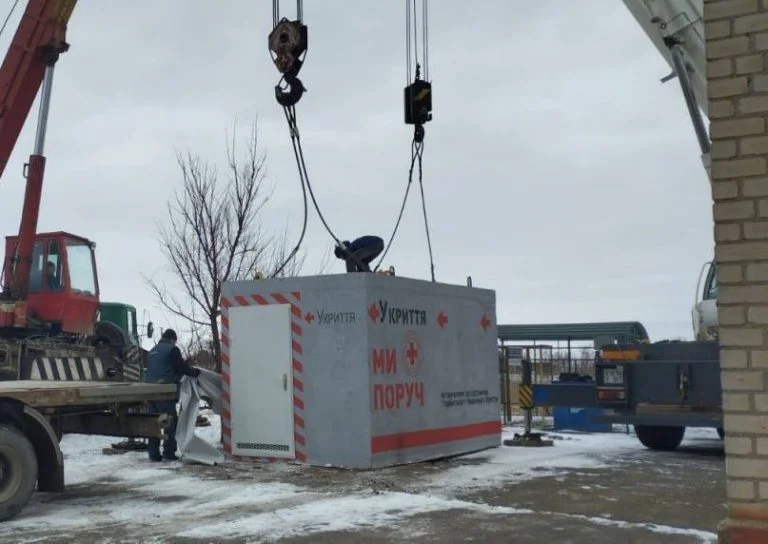 У Станіславській громаді встановили ще два мобільні укриття