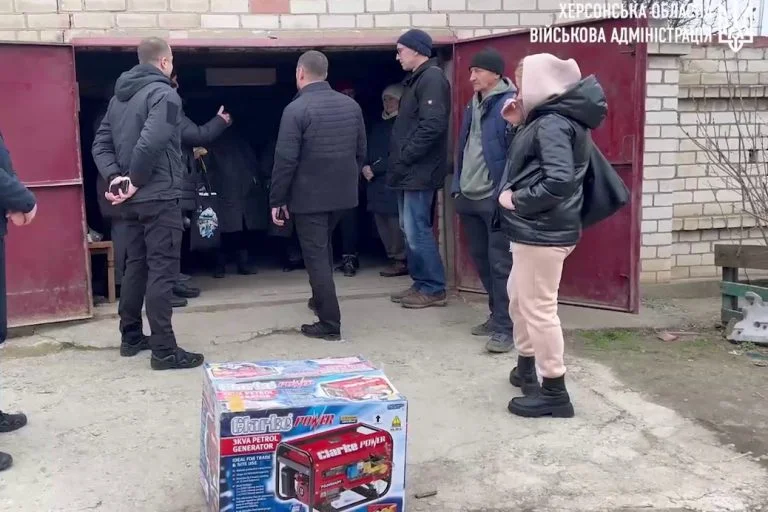 Музиківській громаді Херсонщини передають генератори
