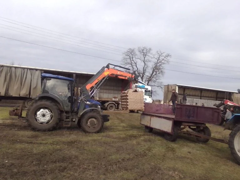 До Великоолександрівської громади доставили більш ніж сотню тонн опалювальних матеріалів