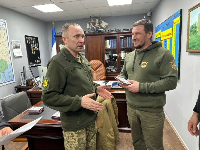 Херсон відвідав заступник начальника Генштабу ЗСУ Михайло Драпатий