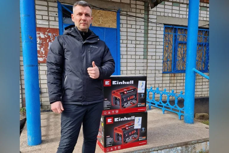 Бериславській громаді Херсонщини передали генератори
