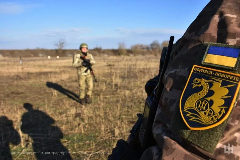 Морська піхота ЗСУ показала роботу дронів (відео)
