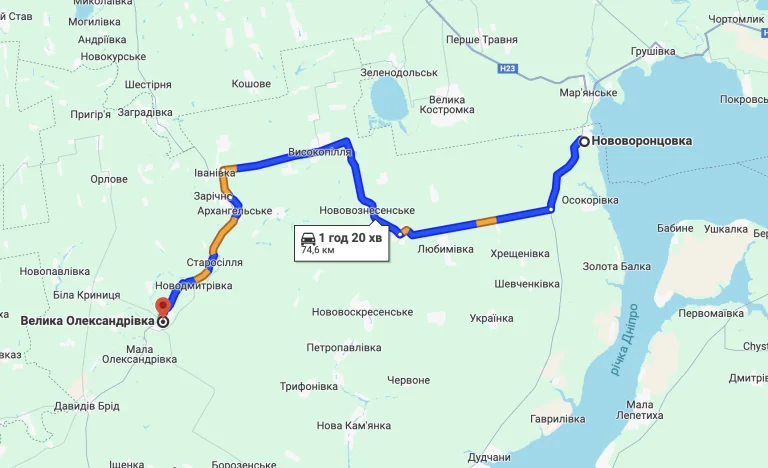 На Херсонщині курсуватиме автобус “Велика Олександрівка – Нововоронцовка”