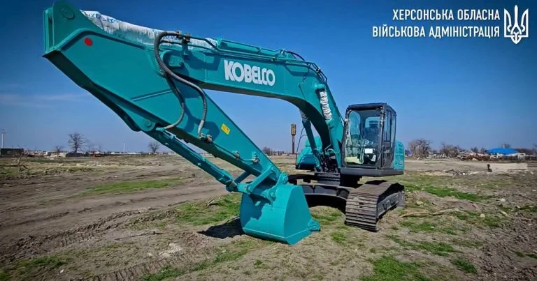 Херсонщина отримала будівельну техніку від Японії