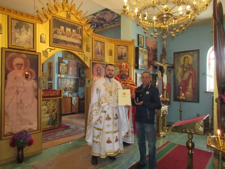 Мешканець Херсонщини отримав медаль святого Архістратига Михаїла