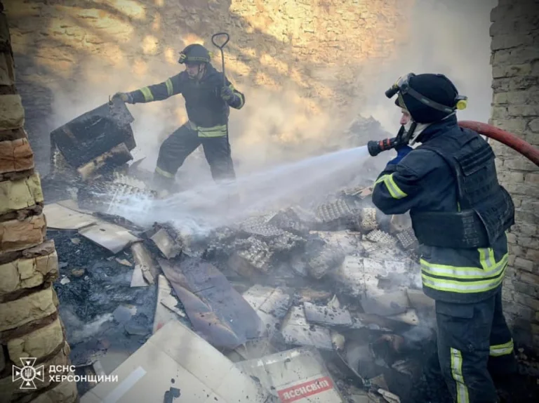 Російська армія атакувала Чорнобаївку