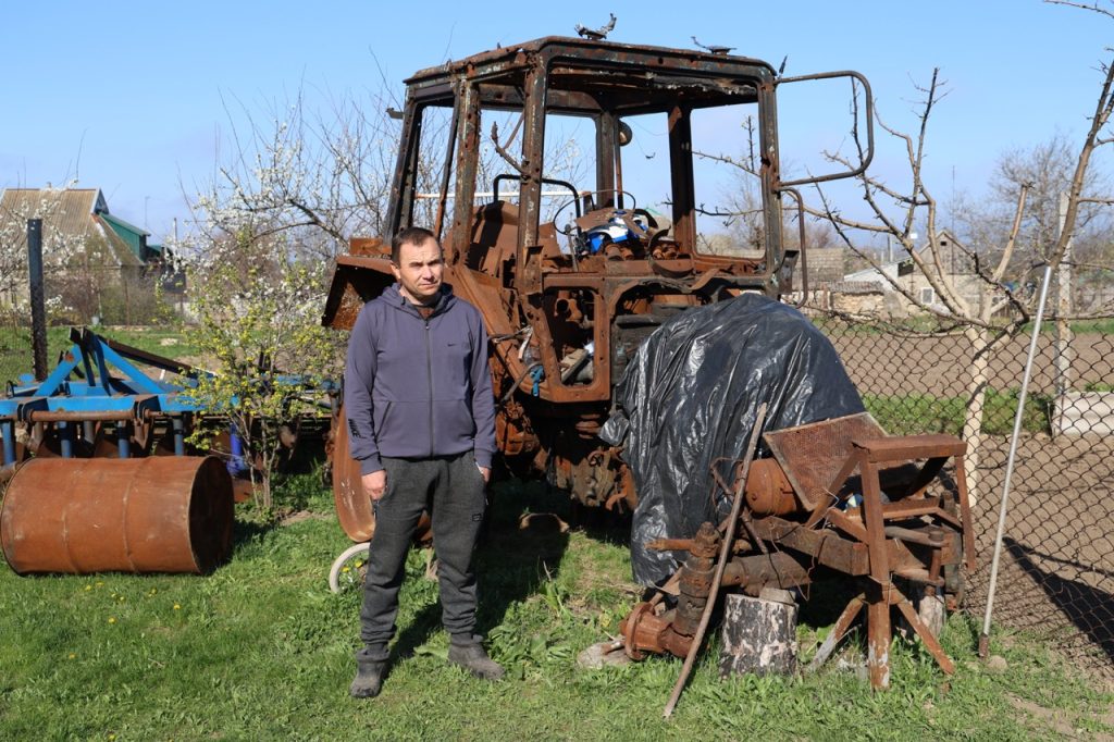 Знищена росіянами сільськогосподарська техніка на Херсонщині