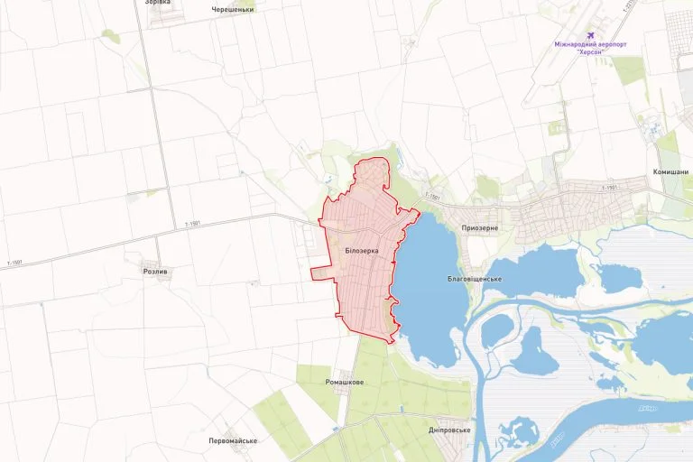 Від російського обстрілу постраждала жителька Білозерки