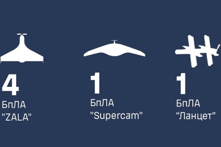 На Херсонщині 25 червня збили шість російських безпілотників