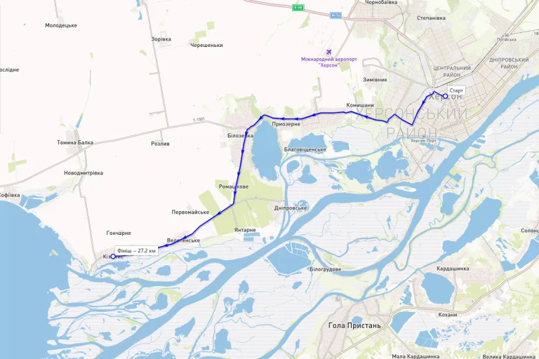 Відновлено перевезення за маршрутом «Херсон–Кізомис», – ХОВА