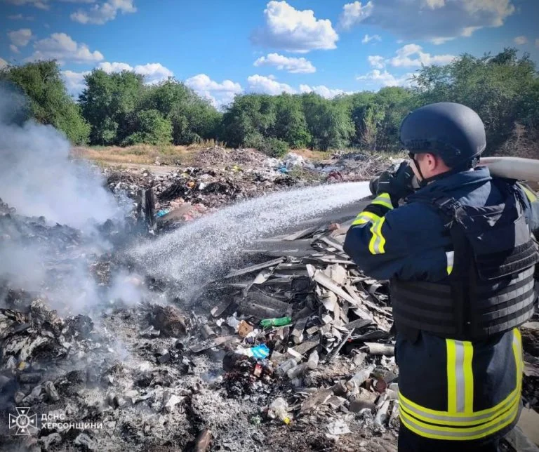На Херсонщині через російські обстріли виникло 3 пожежі, – ДСНС