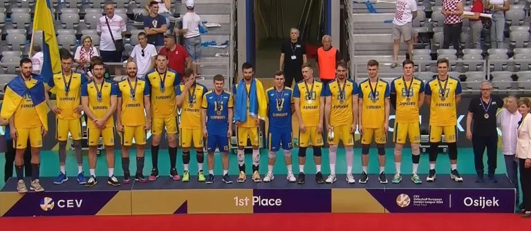 Вихованець Новокаховської ДЮСШ, у складі збірної України з волейболу, здобув перемогу у Євролізі