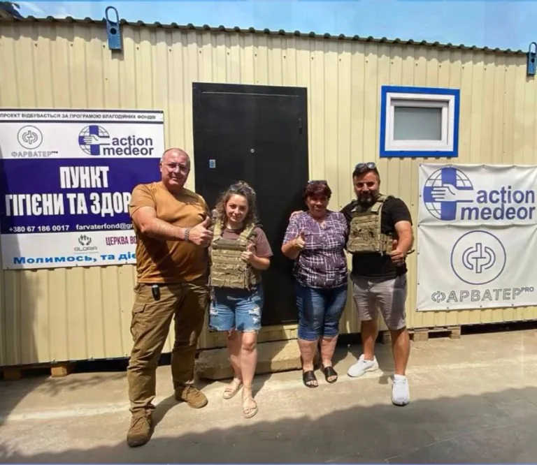 На Херсонщині встановили пункт гігієни та здоровʼя