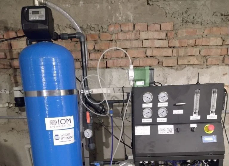 У Нововоронцовці на Херсонщині запустили ще один фільтр для очищення води