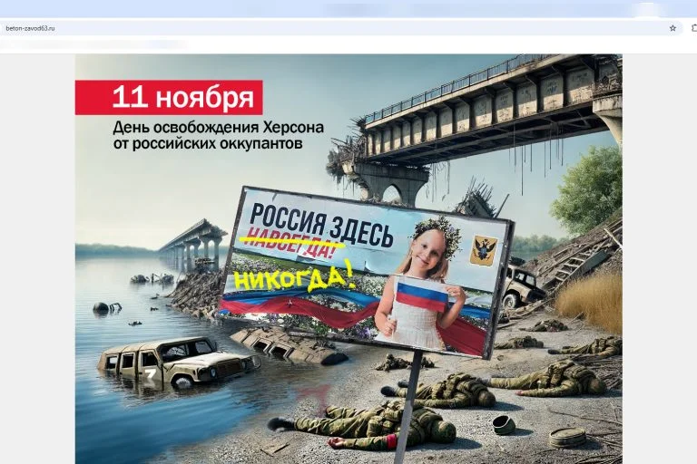 Друга річниця звільнення Херсона: хакери провели атаку проти російських сайтів