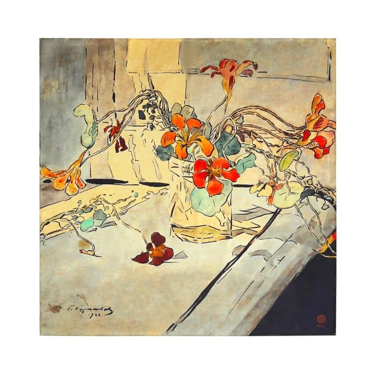 До колекції українського бренду увійшла хустка з аквареллю херсонського художника