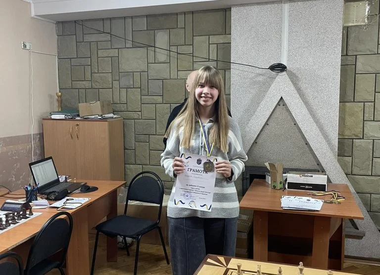 Херсонка стала переможницею турніру зі швидких шахів