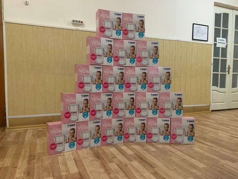 Мешканцям Чорнобаївки передали фільтри для води Фільтри для води передані у Чорнобаївку