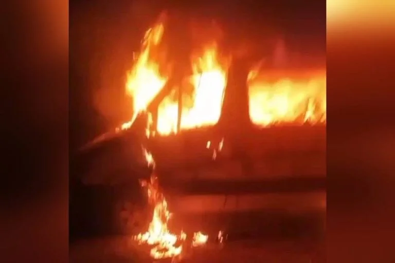 У Новій Каховці згоріло авто ритуальної служби