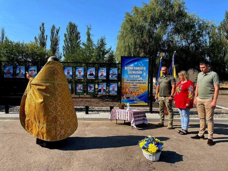 У Борозенській громаді з’явилася Алея слави