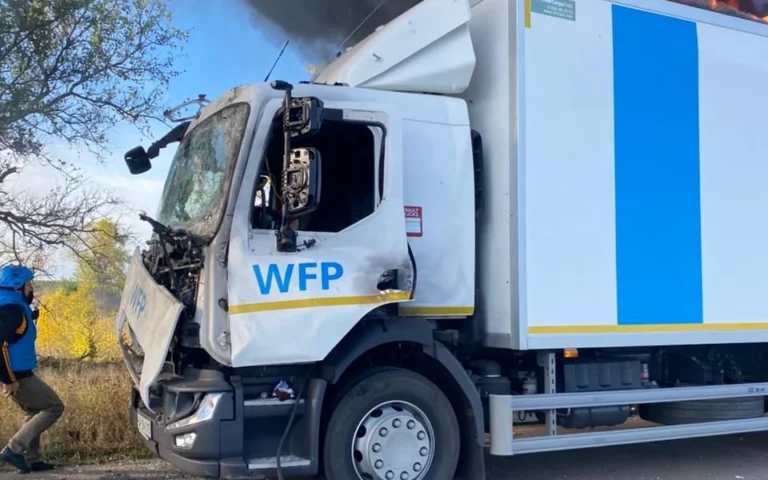 Грубе порушення міжнародного права. Сибіга про атаку російського дрона на гуманітарний конвой ООН на Херсонщині