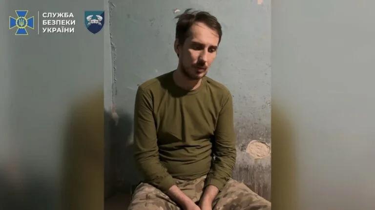Російський військовий добровільно здався в полон на Херсонському напрямку (відео)