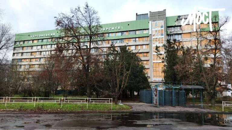 The consequences of the shelling of Kherson University’s territory (photos)