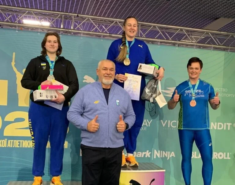 Kherson’s female track and field athletes won the Ukrainian Championship