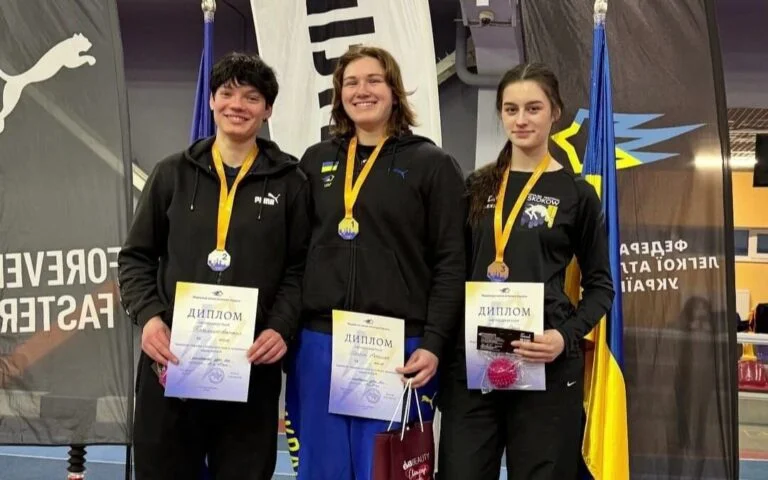 Легкоатлетка з Херсонщини здобула «срібло» у штовханні ядра на всеукраїнських змаганнях