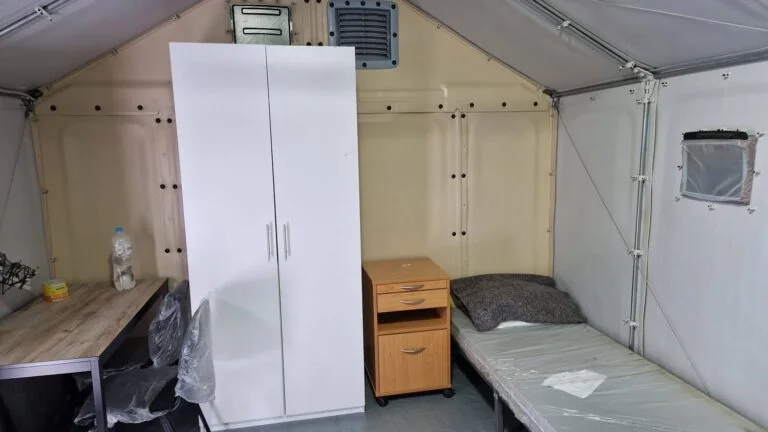 У Бериславському районі облаштували модульний пункт евакуації (фото)