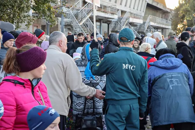 The occupying authorities of Kherson Oblast announced their intention to establish an evacuation point