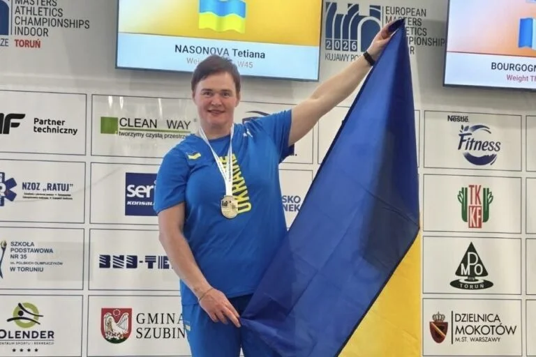 A Kherson-based female track and field athlete won gold and silver at the European Championships